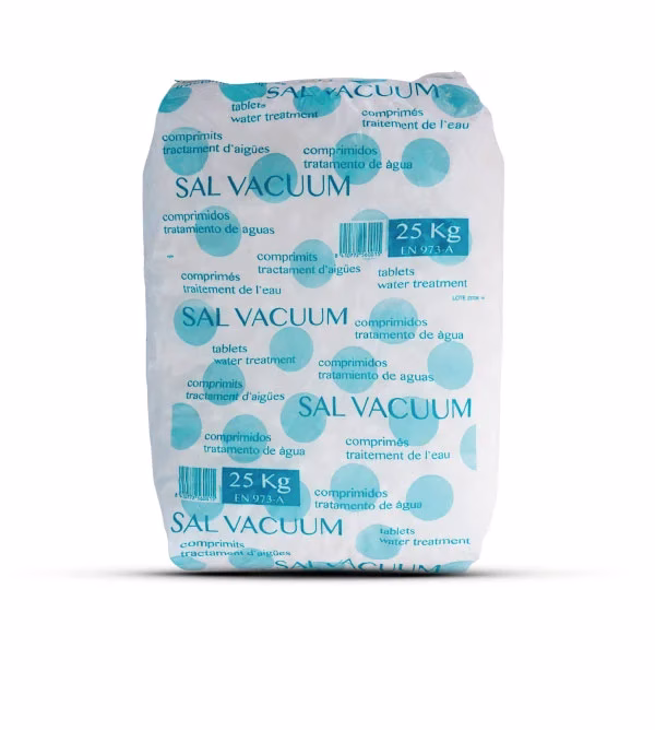 Sal para descalcificadores Sales Vacuum para descacificadores.